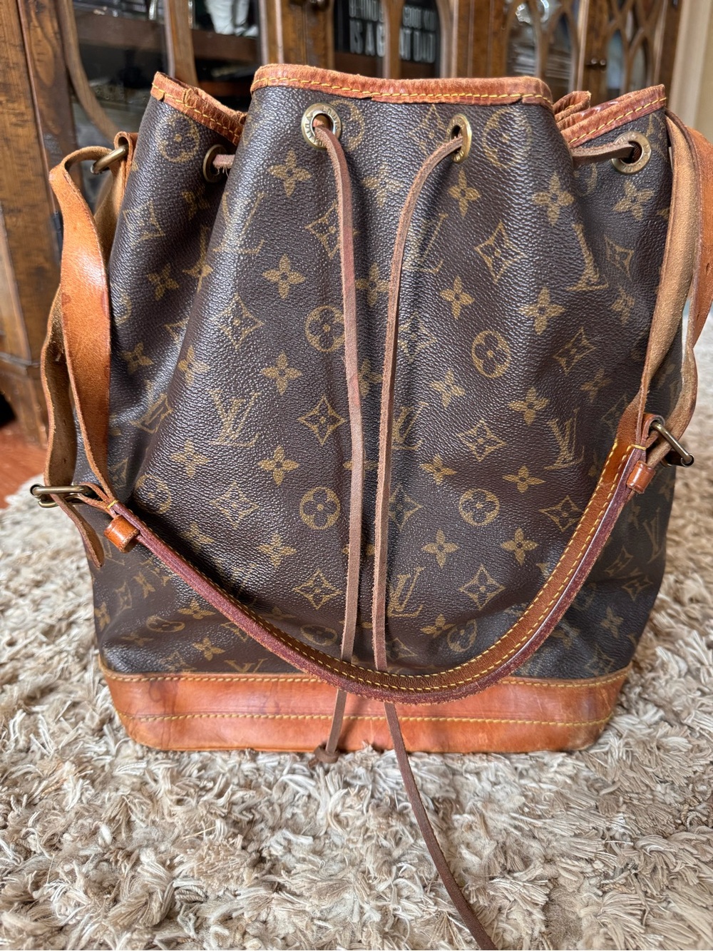 Louis Vuitton Brown Monogram Canvas Bucket Bag